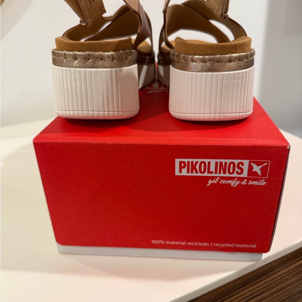 PIKOLINOS Gomera Leather Sandals. Size 41. New in box - Picture 5 of 6